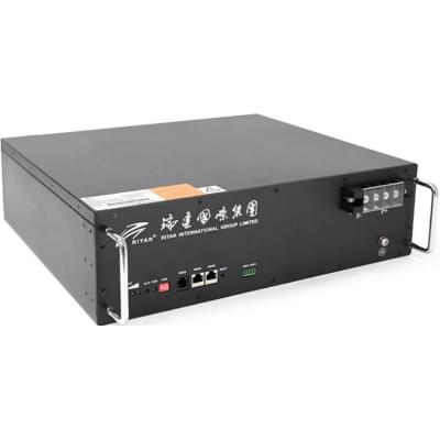 Аккумулятор литий-железо-фосфатный(LiFePo4) Ritar LiFePO4 51.2V 50Ah 2560Wh для монтажа в стойку
