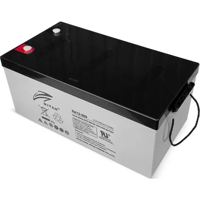 Акумулятор свинцево-кислотний (AGM) Ritar AGM RA12-260 Gray Case (12V 260Ah)