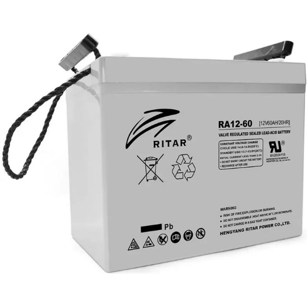 Акумулятор Ritar AGM RA12-60, Gray Case, (12V 60.0Ah)