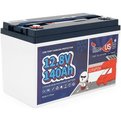 Аккумулятор литий-железо-фосфатный(LiFePo4) Timeusb 12.8V 140Ah, 1792Wh, BMS 50A