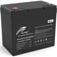 Ritar LiFePO4 12,8V 100Ah mini, 1280Wh BMS50@4S 