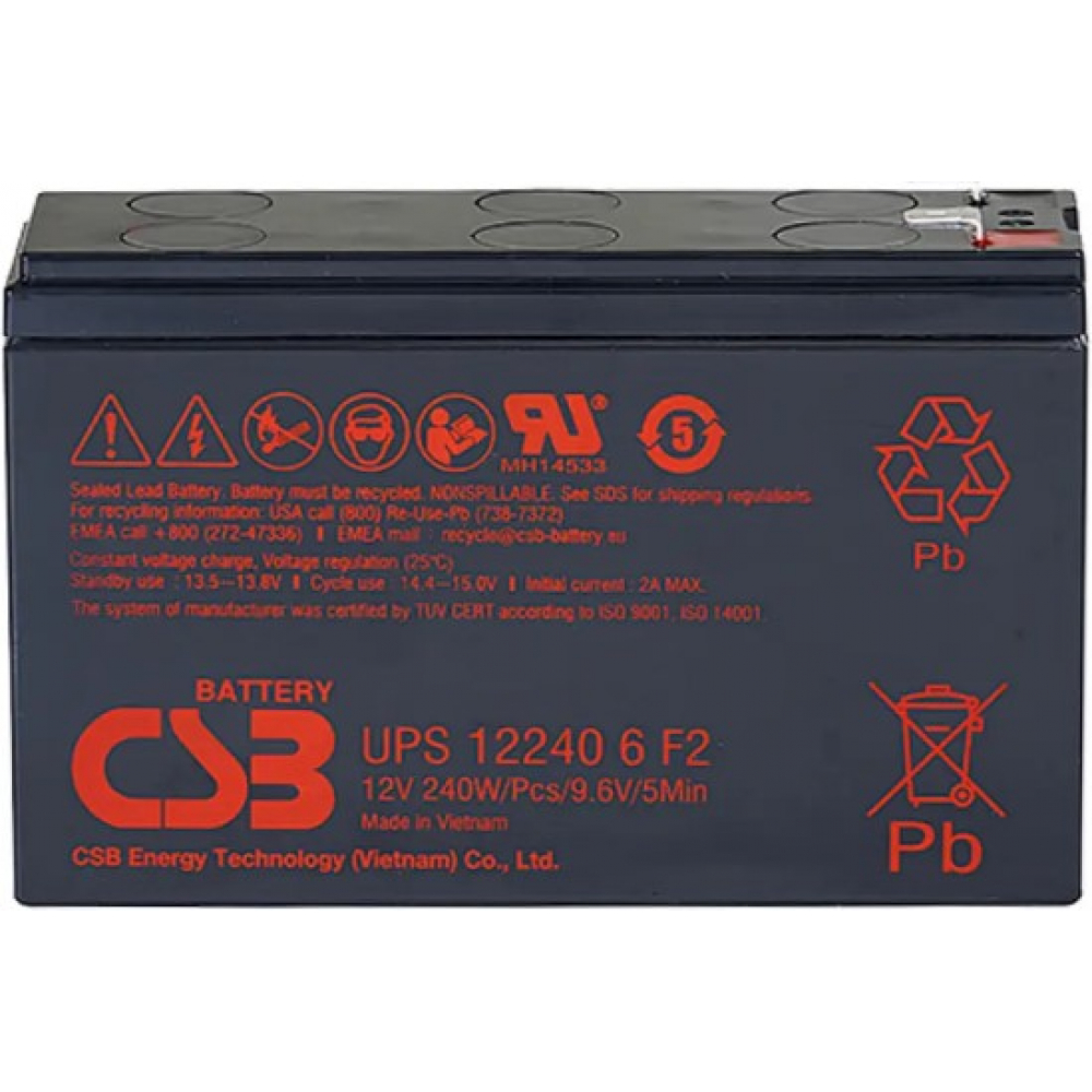 Аккумулятор CSB UPS122460 AGM 12V 5Ah