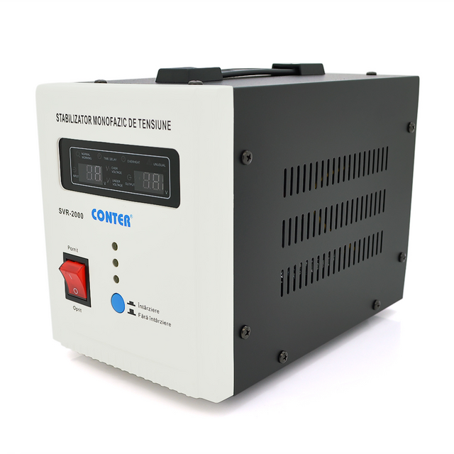Стабилизатор напряжения релейный Conter SVR-2000VA/1500W (1 фаза)