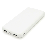 Power Bank HOCO J100 10000mAh, USB+Type-C, 2A, White, 0.260kg, Box