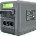 Портативная зарядная станция FOSSiBOT F2400, 2200W/2048Wh LiFePO₄, MPPT 500W max, XT60-12V/25А, 2xDC5521-12V-3A, CarPort-12V-10A, 2xAC230V, 2xUSB-A-18W, 4xUSB-C-100W, Wi-Fi, Bluetooth, charge 2 h,386*840*321 мм. 22кг