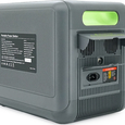Портативная зарядная станция FOSSiBOT F2400, 2200W/2048Wh LiFePO₄, MPPT 500W max, XT60-12V/25А, 2xDC5521-12V-3A, CarPort-12V-10A, 2xAC230V, 2xUSB-A-18W, 4xUSB-C-100W, Wi-Fi, Bluetooth, charge 2 h,386*840*321 мм. 22кг