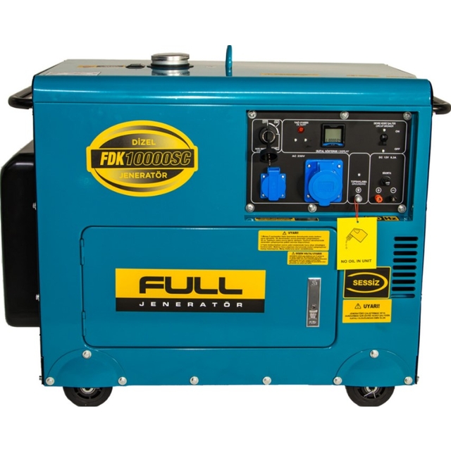 Дизельный генератор FULL FDK10000SC (6,8 кВт)