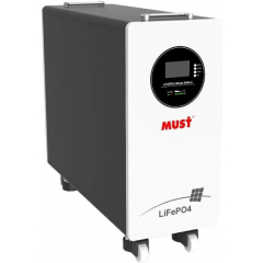 Must LiFePO4 LP21-48300 51.2V 300Ah 15,36KWh BMS200A@16S, CAN2&RS232&RS485,WI-FI