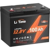 LiTime L12V100-BASIC-4-A100 LiFePO4 12,8V 100Ah 1280Wh(100/100A)
