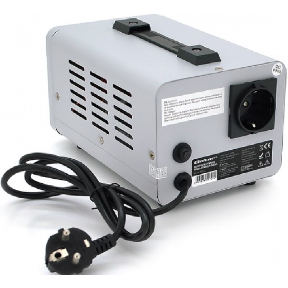 Стабілізатор напруги Qoltec AVR-500VA 400W