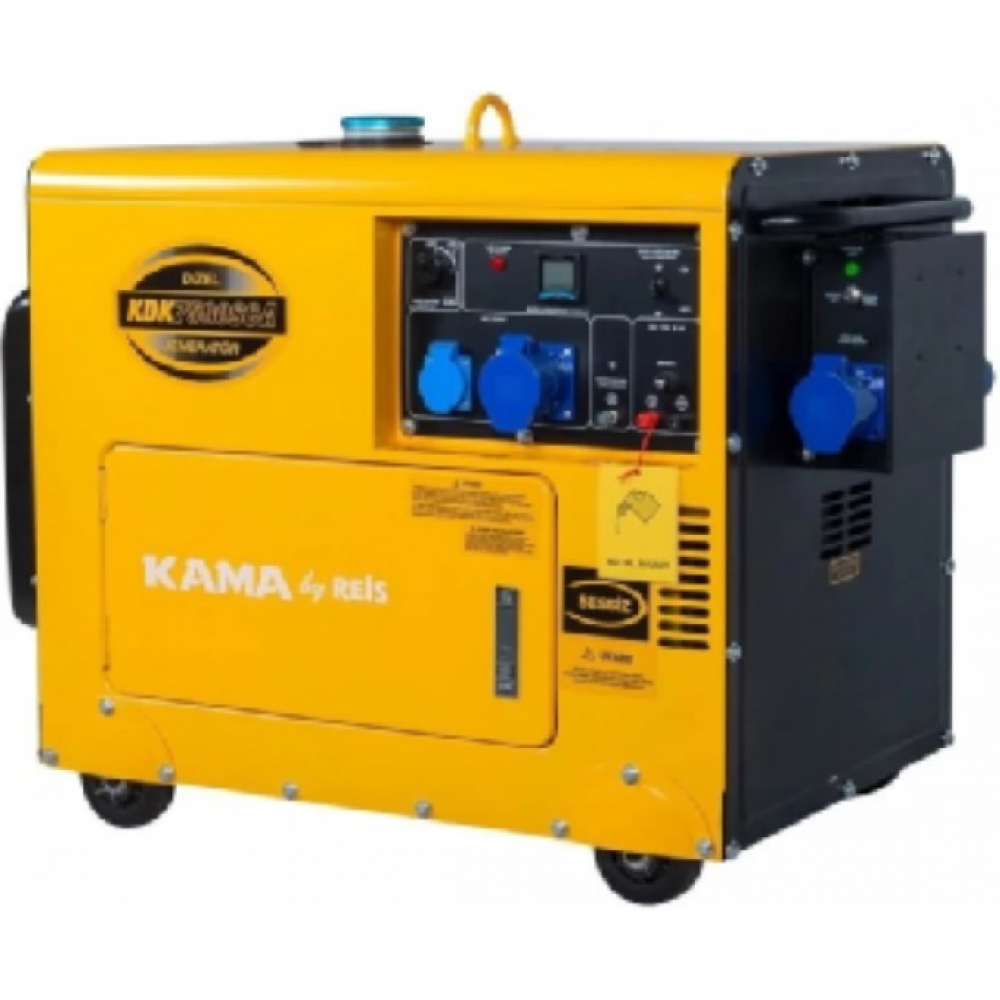 Дизельный генератор Kama KDK7500SCA (5,5 кВт)