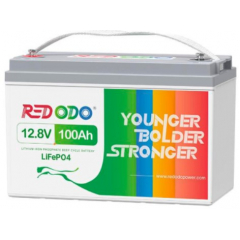 Redodo 1280Wh LiFePO4 (12V 100Ah) 