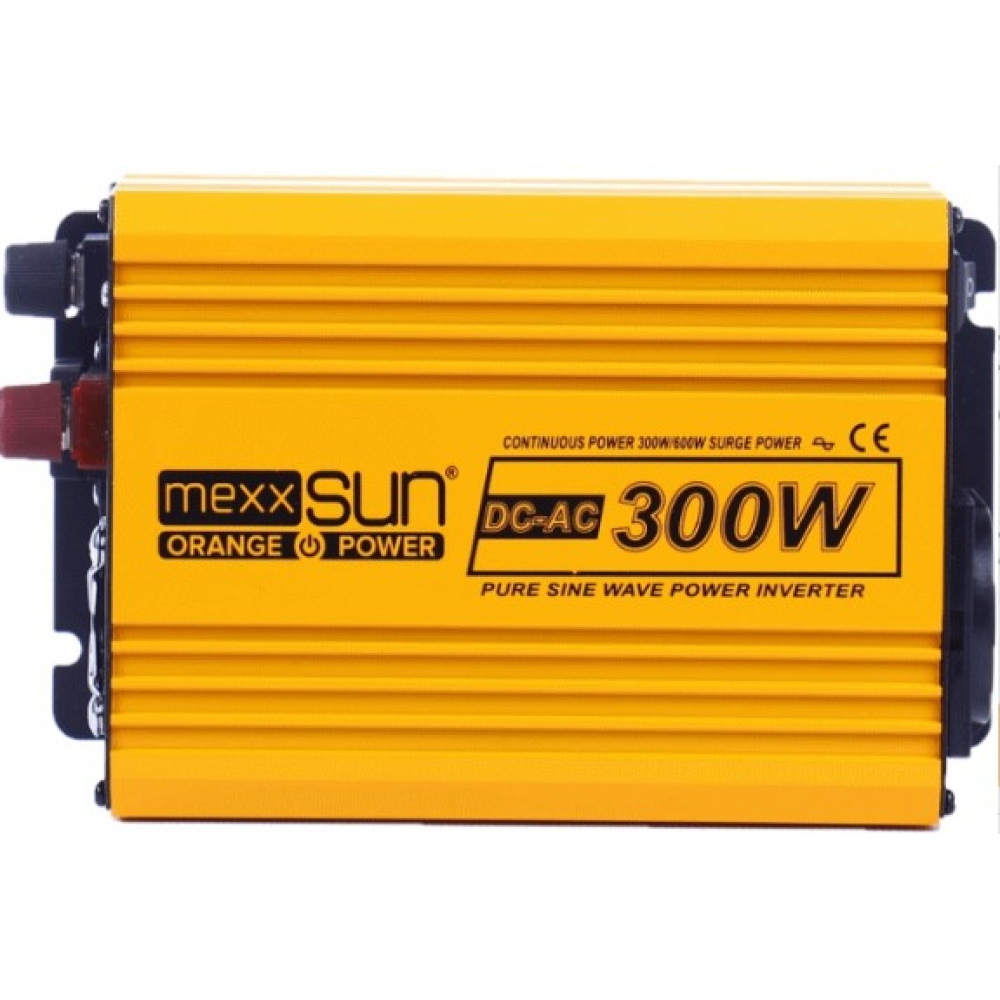 Инвертор Mexxsun MXSPSW-300, 12V/220V, 300W