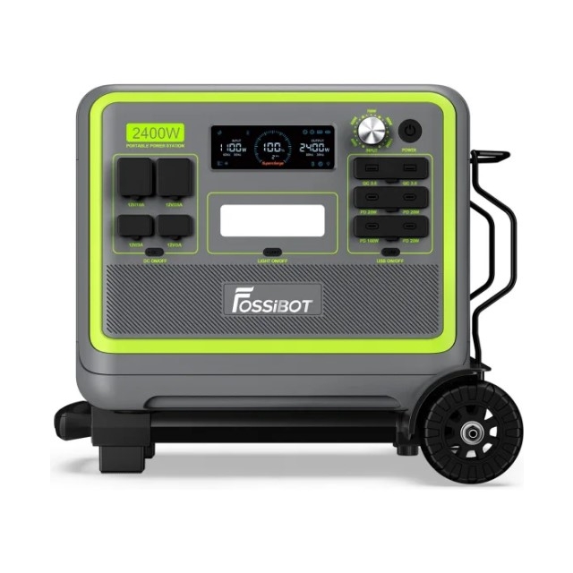 Зарядная станция Fossibot  F2400 Green, 2200W/2048Wh