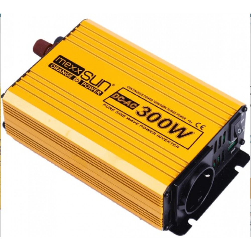 Инвертор Mexxsun MXSPSW-300, 12V/220V, 300W