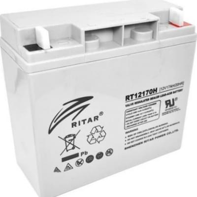 Акумулятор свинцево-кислотний (AGM) Ritar AGM RT12170H Gray Case (12V 17Ah)