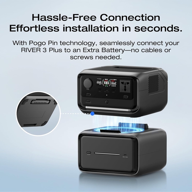 Портативна зарядна станція EcoFlow RIVER 3 Max 572Wh 600W