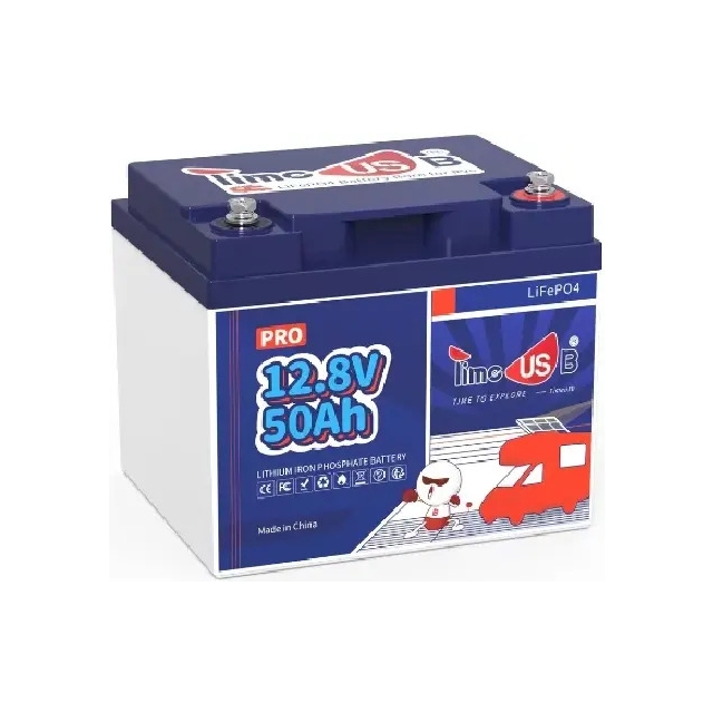 Аккумулятор литий-железо-фосфатный(LiFePo4) TimeUsb LiFePO4 12,8V 50Ah 640Wh(50/50A), заряд 14,4В/10А