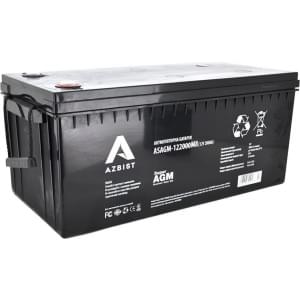 Azbist Super AGM ASAGM-122000M8 Black Case 12V 200Ah Q1 Azbist Super AGM ASAGM-122000M8 Black Case 12V 200Ah Q1