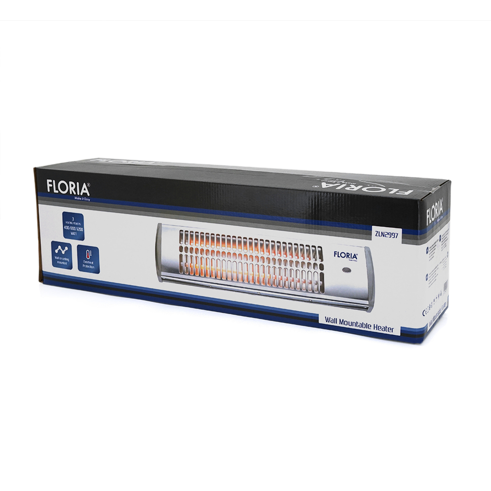 Инфракрасный обогреватель Floria ZLN2997, 1200Вт, Box