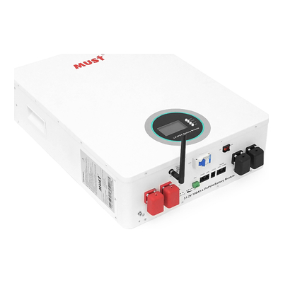 Акумуляторна батарея Must LiFePO4 LP16-48100 51.2V 100Ah, 5,12kWh, BMS100A@16S, CAN2.0/RS232/RS485, 6000 cycles, 625x442x177,44kg