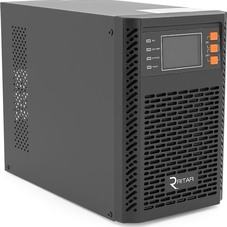 ДБЖ ON-LINE Ritar TOWER PT-1KSLI-LCD, 1000 Вт, 25,6 В постійного струму, 154 Вт·год LiFePo4, роз’єми Euro *2 шт., 1*USB, 1*RS232, 1*EPO, слот SNMP, Q2