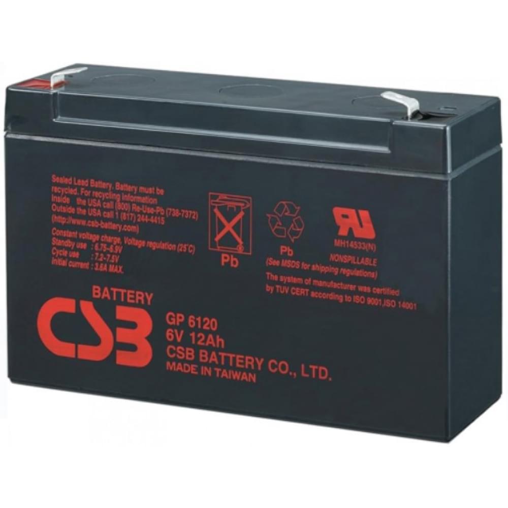 Акумулятор CSB GP6120 AGM 6V 12Ah