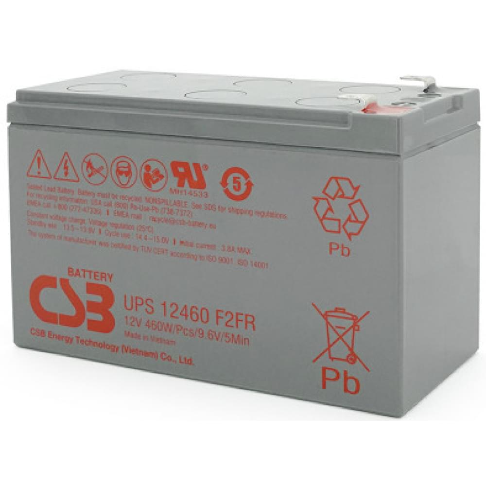 Акумулятор CSB UPS12460F2FR AGM 12V9Ah