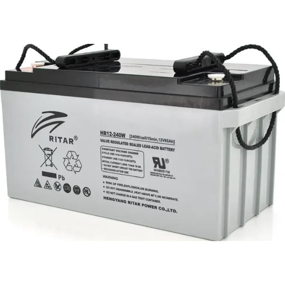 Акумулятор Ritar AGM HR12-240W, Gray Case, (12V 65,0Ah)