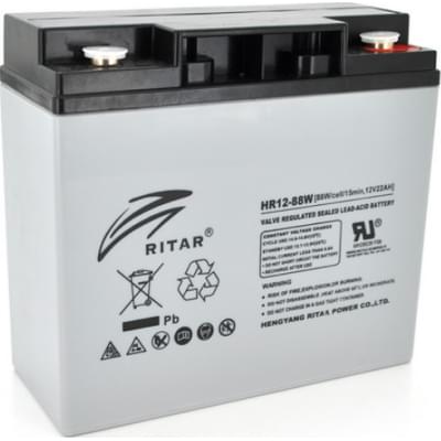 Аккумулятор свинцово-кислотный(AGM) Ritar AGM HR1288W Gray Case (12V 22Ah)