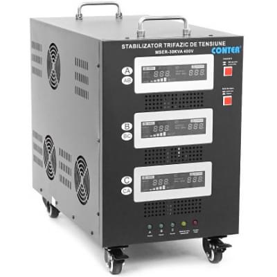 Стабилизатор напряжения сервоприводный Conter MSER-30KVA/24KW (3 фазы)