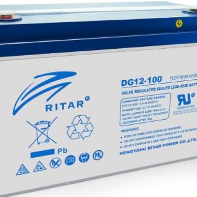 Акумулятор гелевий Ritar GEL DG12-100 Gray Case (12V 100Ah)