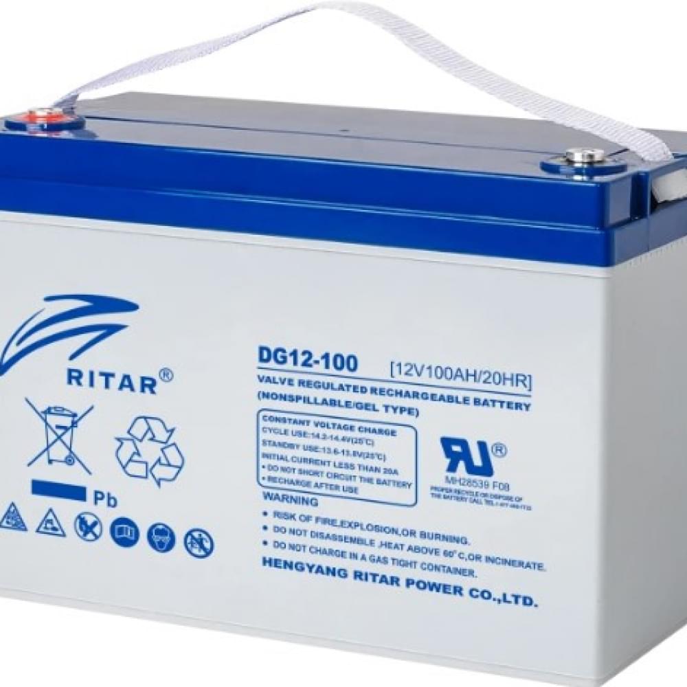 Акумулятор Ritar GEL DG12-100, Gray Case, (12V 100.0Ah)