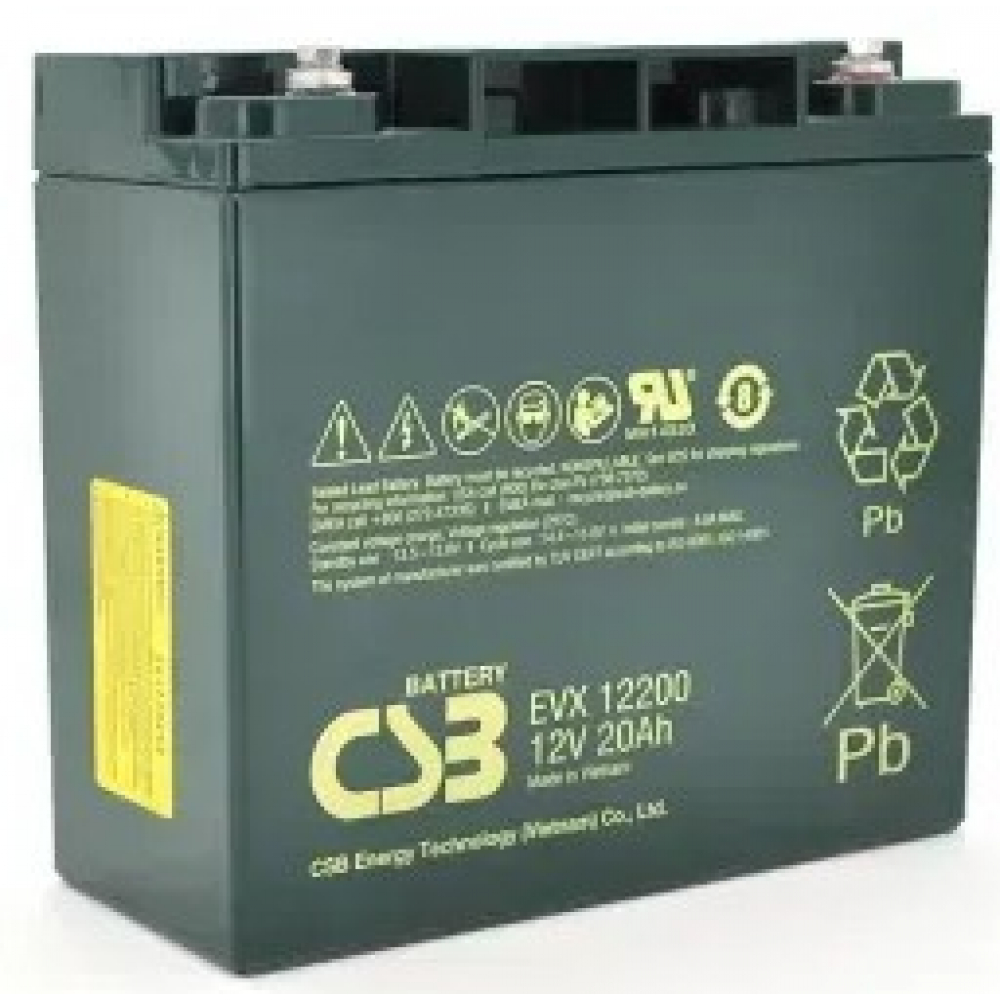 Аккумулятор CSB EVX12200 AGM 12V 20Ah