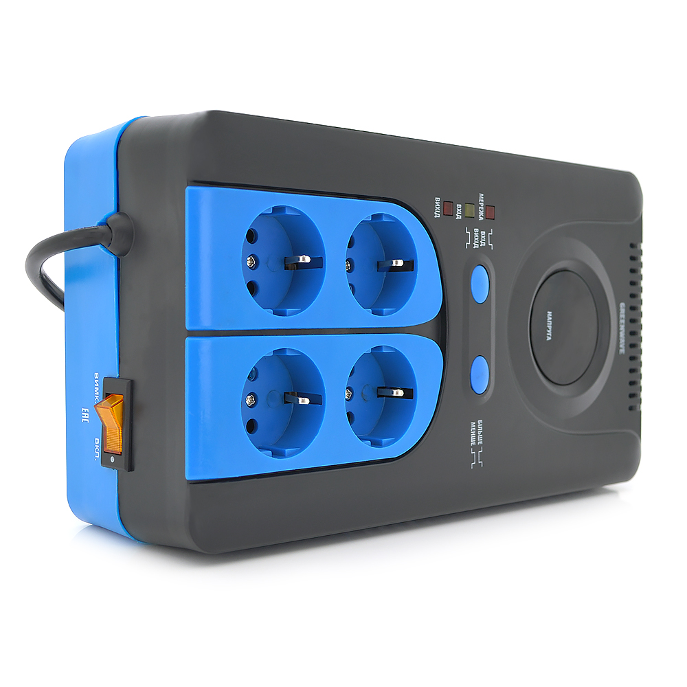 Стабилизатор напряжения Green Wave Winchester 1500VA (1050Вт)