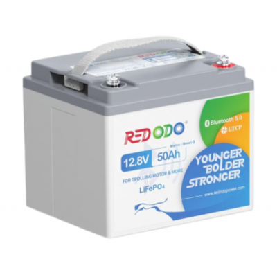 Аккумулятор литий-железо-фосфатный(LiFePo4) Redodo TM-BT 12,8V 50Ah, 640Wh, BMS 50A, Bluetooth