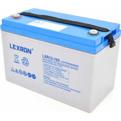 Аккумулятор гелевый Lexron LXR12-105 GEL 12V 105Ah Deep Cycle
