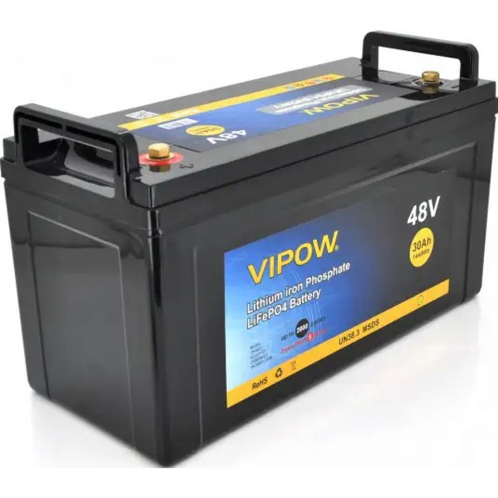 Аккумулятор Vipow LiFePO4 51,2V 30Ah