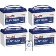 Акумулятор літій-залізо-фосфатний Timeusb T12V140-150GROUP31BT4A100 LiFePO4 12.8V 140Ah Bluetooth 1792Wh