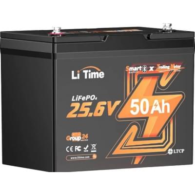 Аккумулятор литий-железо-фосфатный LiTime LiFePO4 25.6V 50Ah 1280Wh