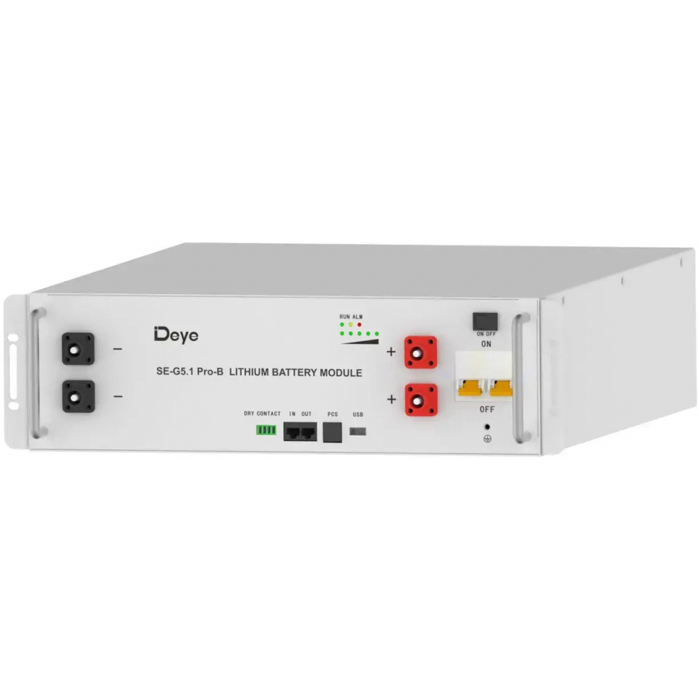 Акумулятор Deye SE-G5.1 Pro-B LiFePO4 (51,2V 100Ah) 