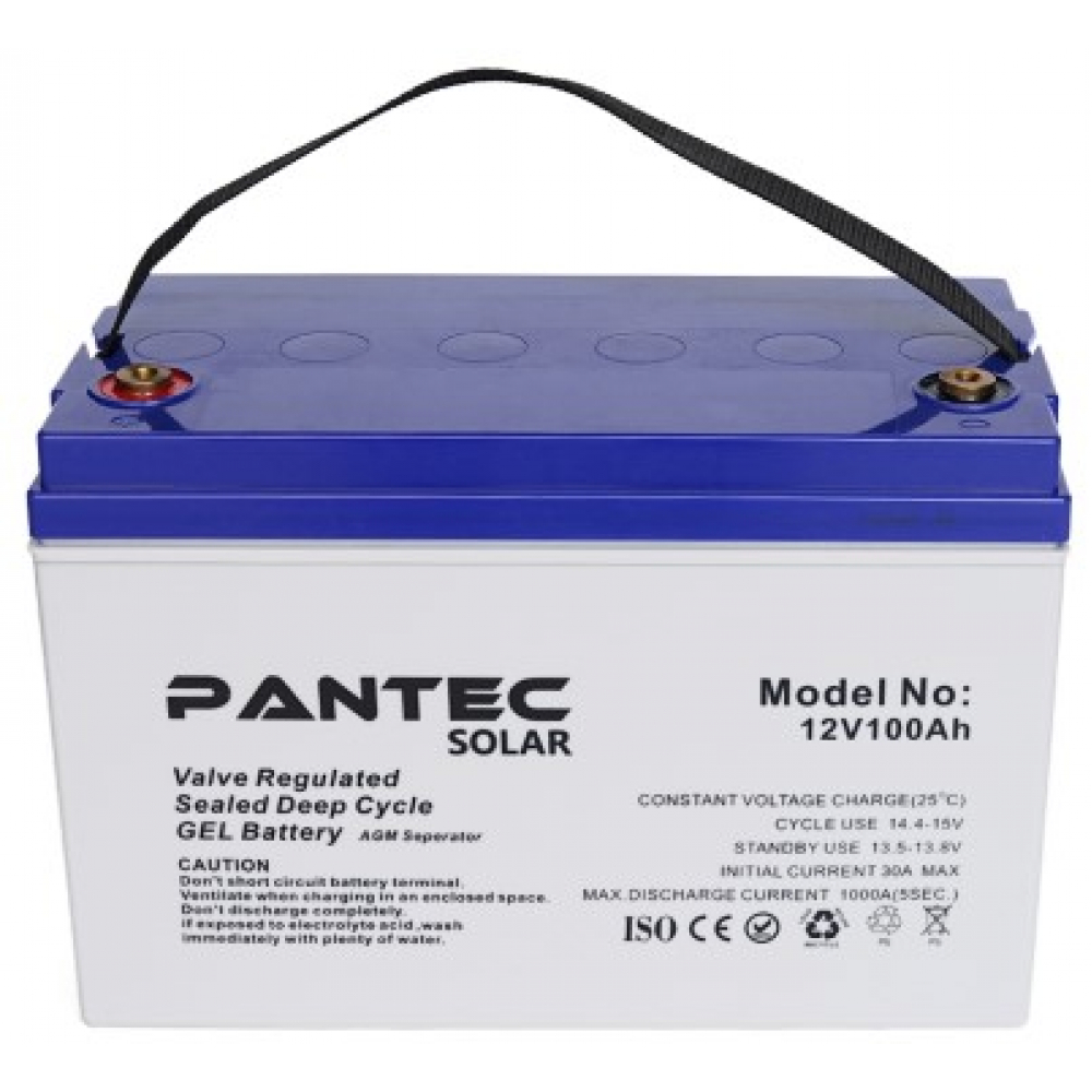 Акумулятор Pantec 100-12 GEL (12V 100Ah)