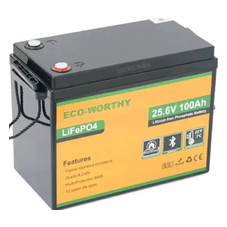 Eco-Worthy LiFePO4 25,6В 100Ач (Eco-Worthy-251002)