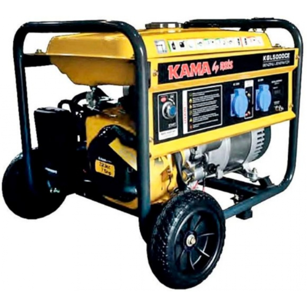 Бензиновий генератор Kama KGL5000CE (3,8 кВт)