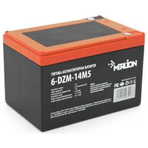 Merlion AGM 6-DZM-14, 12V 14Ah M5 (тяговой)