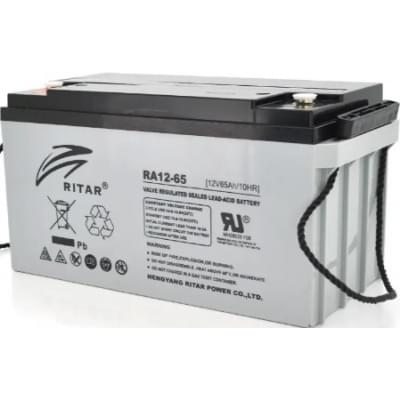 Акумулятор свинцево-кислотний (AGM) Ritar AGM RA12-65 Gray Case (12V 65Ah)