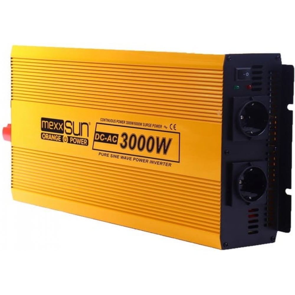 Инвертор Mexxsun MXSPSW-3000, 24V/220V, 3000W