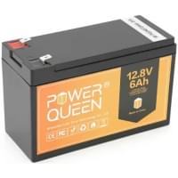 Power Queen LiFePO4 12,8V 6Ah 76Wh BMS 6A F2