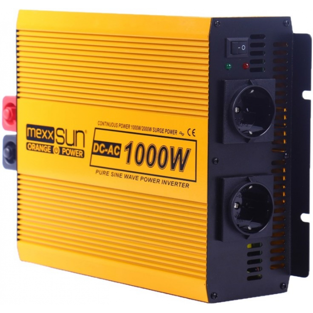 Инвертор Mexxsun MXSPSW-1000, 12V/220V, 1000W