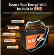 Аккумулятор литий-железо-фосфатный Yeagulch LiFePO4 12,8V 314Ah 4019Wh, BMS-200A